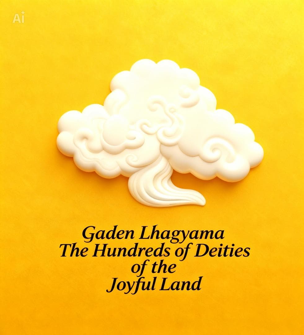 Gaden Lhagyama — The Hundreds of Deities of the Joyful Land